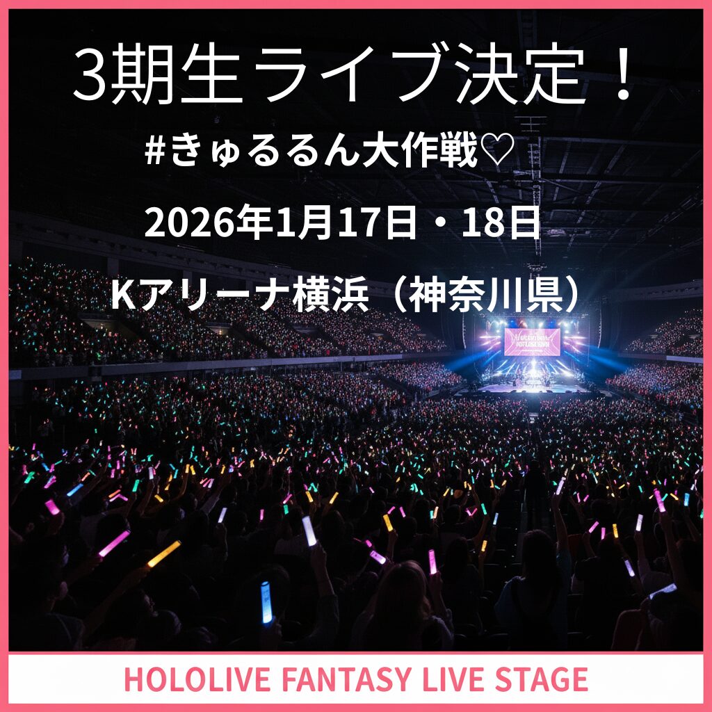 3期生ライブきゅるるん大作戦のサムネイル