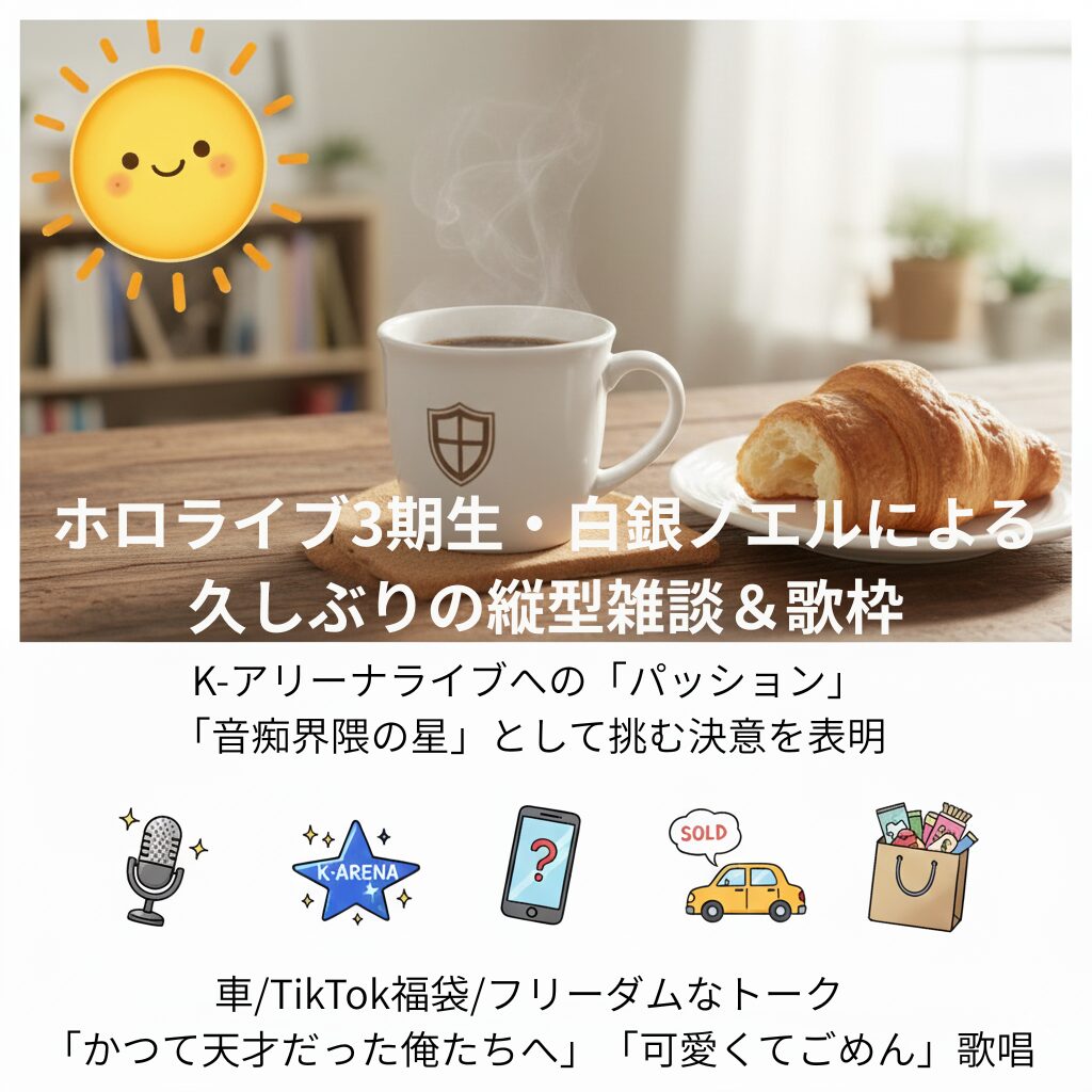 朝活雑談＆歌枠のサムネイル