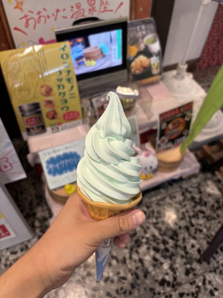 かぼすソフトクリーム